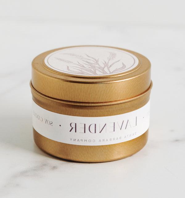 Lavender Soy Candle | Travel Size | Gold Tin